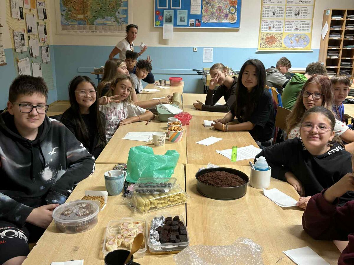 Společná snídaně v 6.B