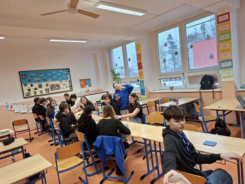 Společná snídaně v 9.C